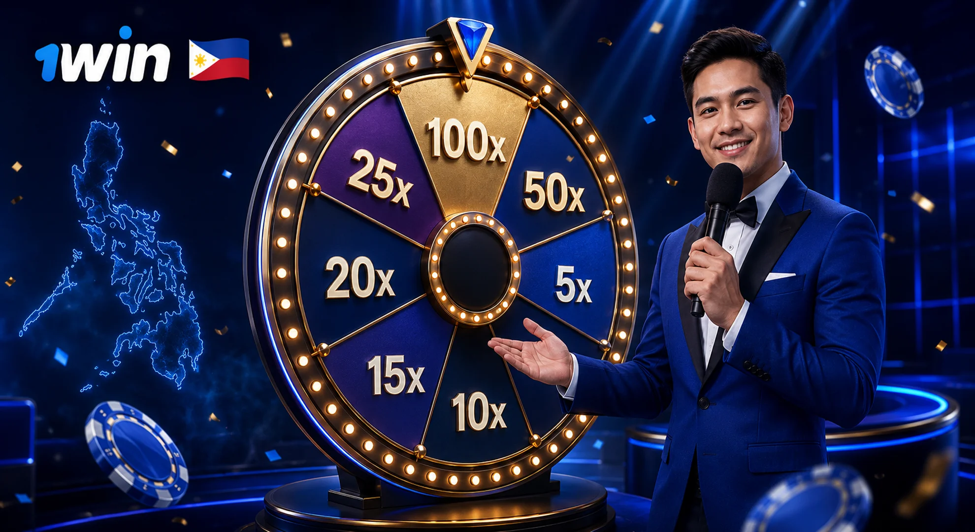 Interactive live casino game shows with big bonus multipliers on 1win app