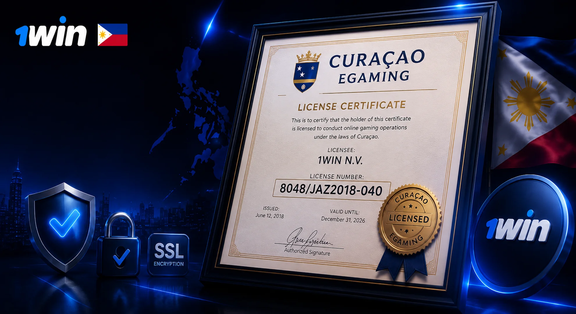 Is 1win legit? Legal Curacao license and safety standards for Filipino users